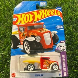Hot Wheels Red and Yellow Gotta Go Toy Car